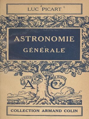 cover image of Astronomie générale
